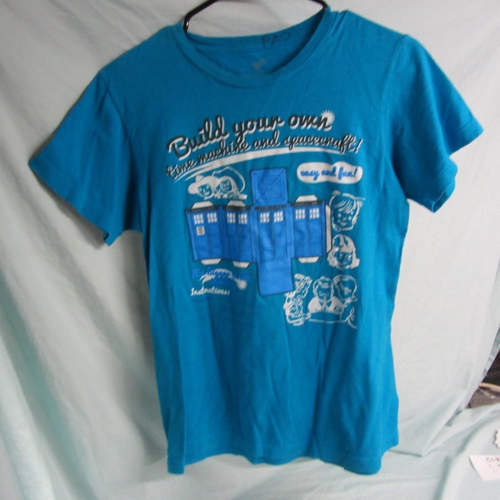 3 for $50 - build a time machine tardis dr. who t-shirt sz S teefury (CL83)